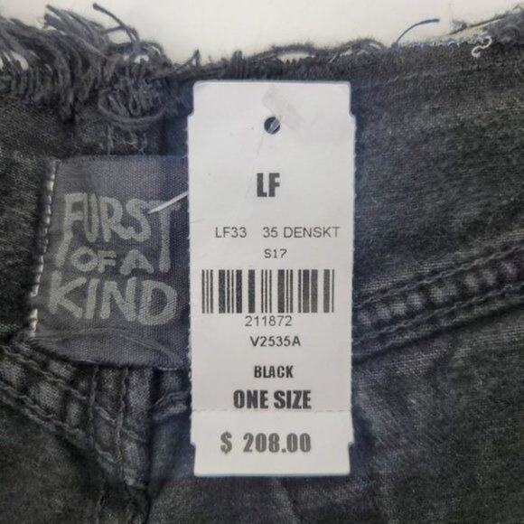 Furst Of A Kind Handmade Levi's Distressed Skirt - Picture 6 of 7